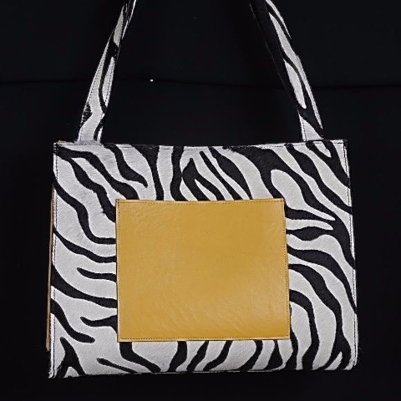 Zebra Print Tote - Picture 1 of 6